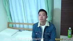 Soaked Desires: Young J-Pop Boy Rides Thick Cock in Hot Shower POV – 18+