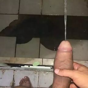 After urinating and before going to work I jerk off