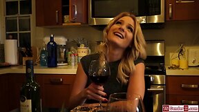 Chesty she-male aspen brooks fucks a blond