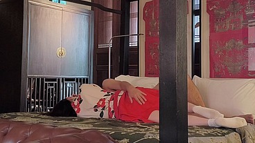 At an ancient Chinese-style hotel, I fucked my student in a Taisho-era hakama