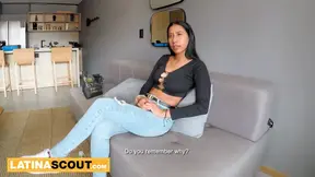 Sexy Colombian Lingerie Model Stripped & Banged By BWC American Producer