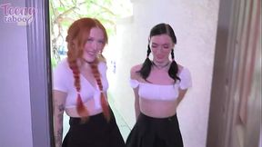 3somes After School! Seth Fucks Coeds Celestina Blooms &amp_ Strawberry!