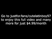 Jerking off POV and eating my own cum - Camilo Brown