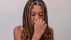 SNEEZING FRENZY OF AN EBONY HIPPY GIRL | Ash