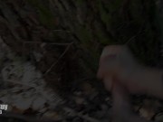 ITALIAN guy gets CAUGHT while MASTURBATING in the WOODS!
