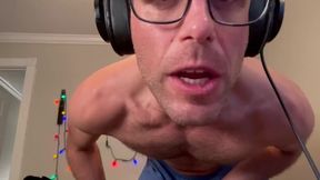 Sizzling Parent in Briefs jizzes on your face