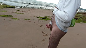 A Quick Wank On The Beach