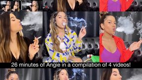 27 minutes of Angie! Compilation of 4 clips that was released somewhere else!