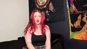 Goth Step Mommy Teaches You How to Jerk Off