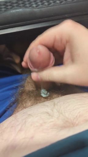 Bear Cub oozing cum at the desk
