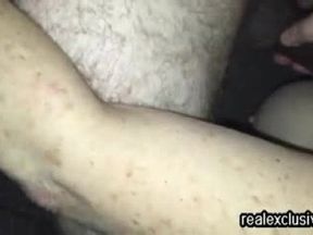 50 year old Brenda enjoying sucking two cocks