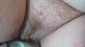 BBW MILF Relaxes After a Long Day - Masturbate Over My Big Tits and Hairy Cunt (mature Stepmom Golf Exhibitionist Feet Belly)