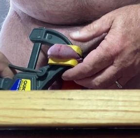 Cock and Balls Clamping and Hammering CBT