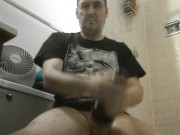 POV - Playing with my flashlight in the bathroom