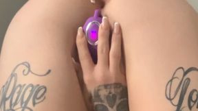 Me using my new delicious toy