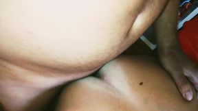 Married coworker fucks and creampied after leaving work early-still in her work clothes
