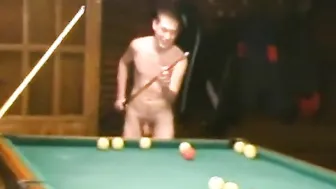 Naked Russian Soldiers Play Pool and Fuck