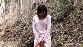 Cute Japanese Teen Pickup and seduce to First POV Blowjob after Clit Play Orgasm