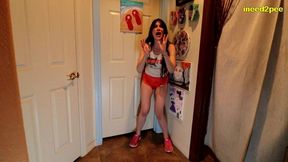 hooters waitress ziva fey peeing her uniform