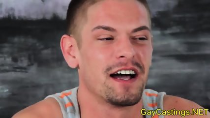 Gaycastings Hunk Enjoys Tabletop Fuck