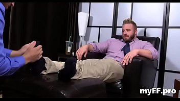 Foot fetish homosexual tryout