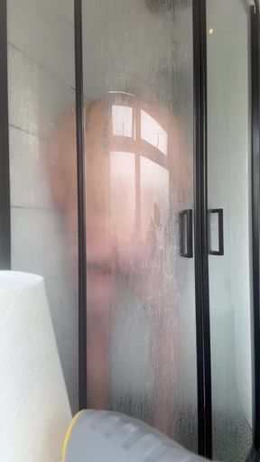 Horny Man Strips and Shaves off Pubic Hair