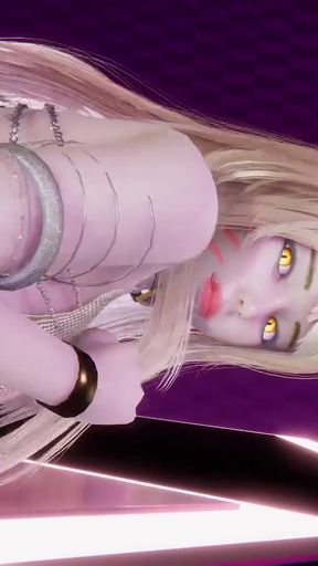 MMD Ahri Hot Erotic Dance League of Legends Hentai Uncensored 4K 60FPS   Clip 2