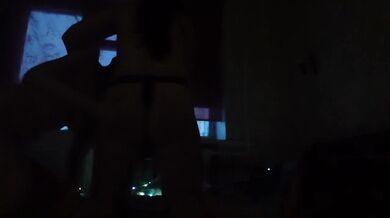 Our rough threesome was illuminated by garlands - IkaSmokS