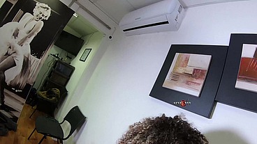 O negrão enfiou no fundo do rabo da novinha de apenas 18 anos - Fran Oliver - Hygor Negrao