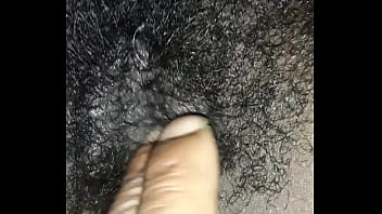 Black ebony hairy pussy