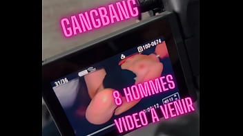Mon GangBang de cet apr&egrave_s-midi avec 8 hommes vider !! Vid&eacute_o &agrave_ venir sur swame...