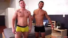 Muscular Studs Pound Each Other Raw & Hard For Cash In Intense Gay Sex Scene