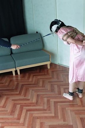 A Girl Is Restrained by a Man Who Suddenly Visits Her, Humiliated and Played with by a Vibrator