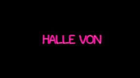 halle von blowjob and handjob leads to facial cumshot