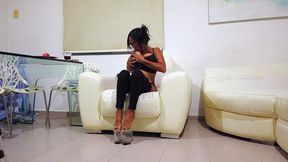 squirting live show for a fan