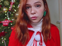 Redheaded Leggy Babe Masturbates