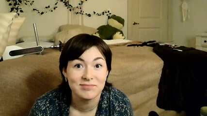 Teen slut's face covered in cum after intense classroom throat fucking