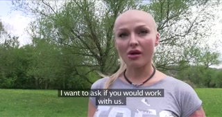 PublicAgent Glamour model with big tits fucked outside