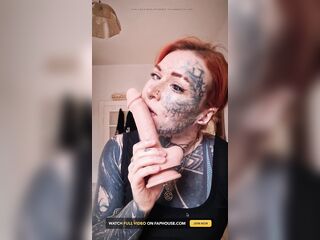 Blowjob on a Realistic Sex-toy