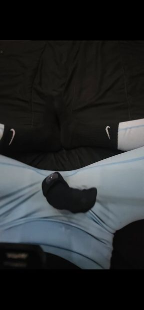 Cum on My Nike Socks