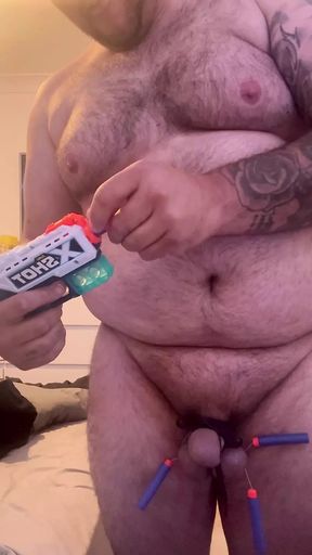 CBT with nerf bullet and needles
