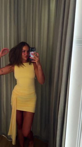 Yellow dress