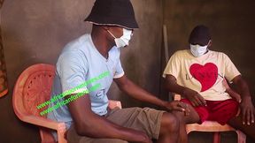 a very muscular black bodybuilding hot guy having a big thick cock publicly in an abandoned building site his straight friend. first gay experience. exclusive to xvideos red