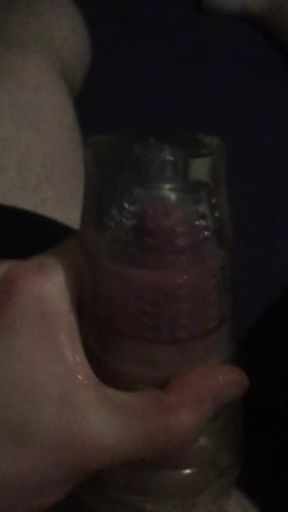 Fleshlight Fucking With Condom