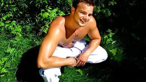 Ricky M is a good-looking guy who strokes real hard