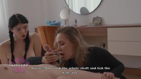 Oops Did You Cum in My Step Mom Step Daughter Catches BF with Step Mom Mrcat Foxy Dreams