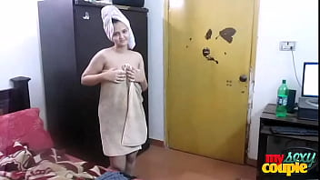 Sonia Bhabhi after bath with Audio