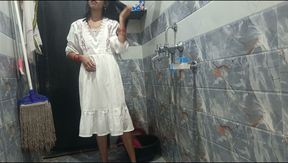 First time bathing in friends home he installed  cameras in bathroom