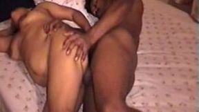Chubby brown skin Indian wifey fucked on cam during honeymoon