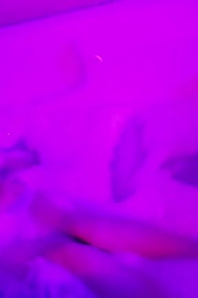 Purple Light Jacuzzi bath starring Chloe Faye